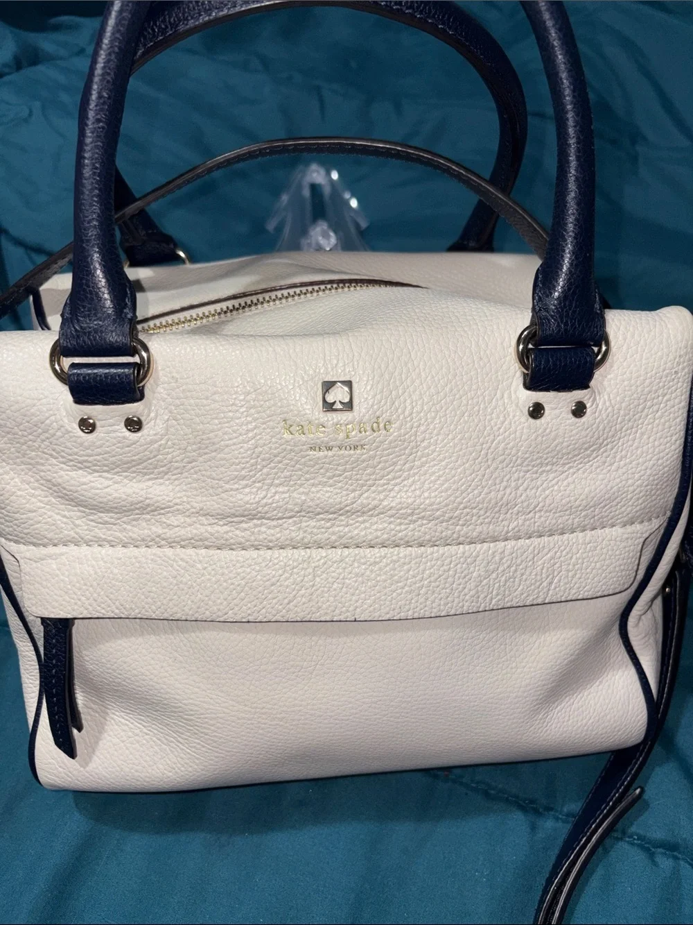 Kate Spade Grant Park Hadlen Leather Satchel Crossbody ** Free Dusty!